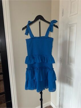TCEC Royal Blue Ruffle Tiered Sundress